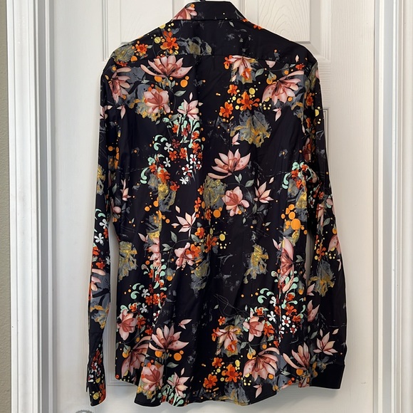 Paisley & Gray Floral Men's Shirt - Multicolor - Picture 3 of 3